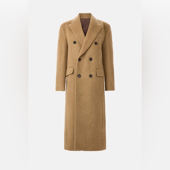 DUNST Tailored Double Breast Wool Coat - Picture 3 of 7